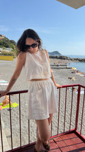 Carica l'immagine nel visualizzatore di Gallery, Canotta Vela 100% lino bianco